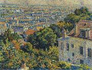 Montmartre, de la rue Cortot, vue vers saint-denis Maximilien Luce